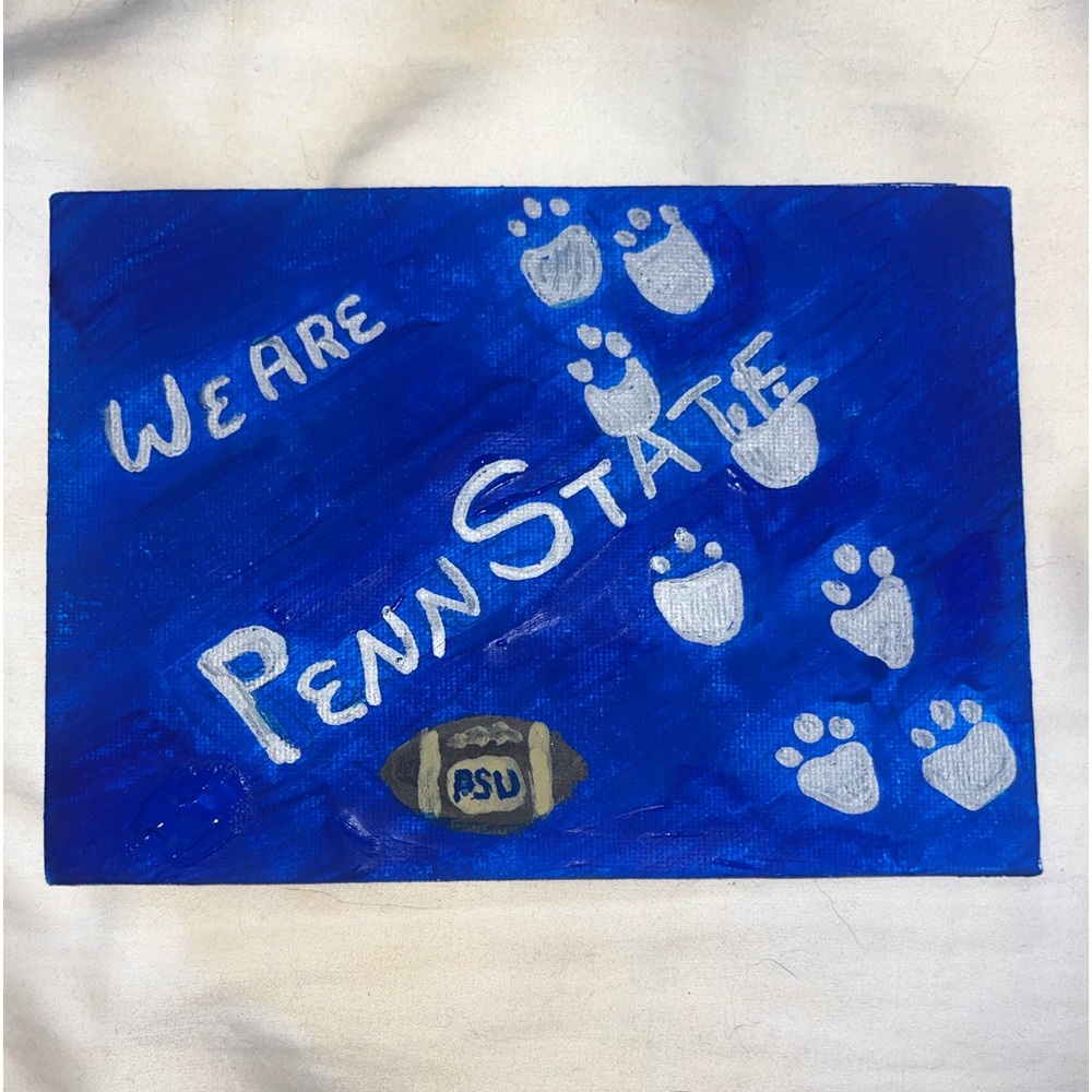 Hand Painted We Are Penn State Sign